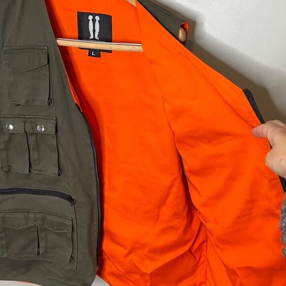 Effulgence X Erased Project Olive Green‎ Utility Vest Size L - Picture 5 of 6